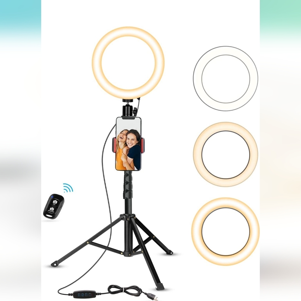 **Last Chance, Moving sale** ring light on tripod